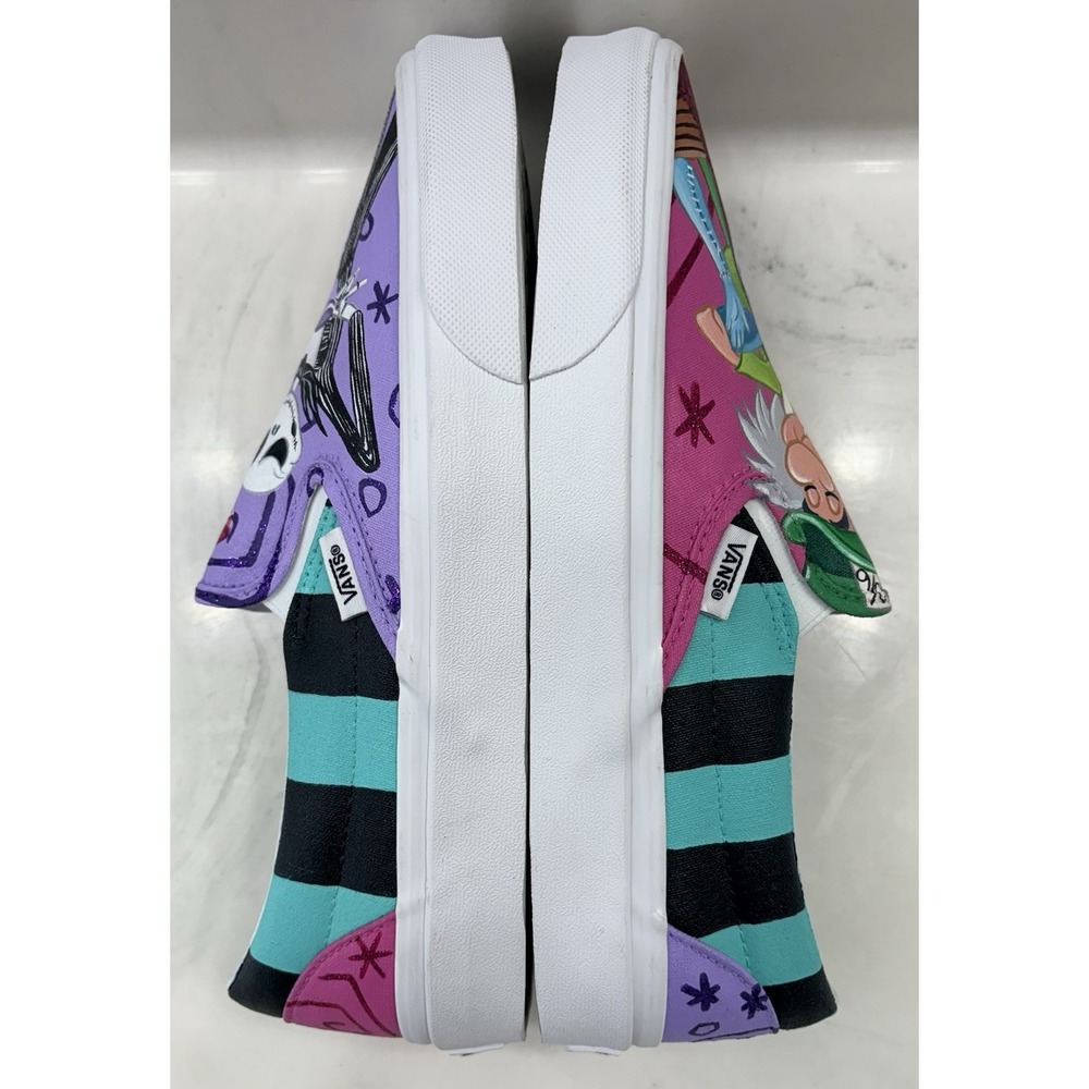 Nightmare Before Christmas Alice In Wonderland Vans Womens 9 Men's 7.5 Custom - Picture 8 of 10